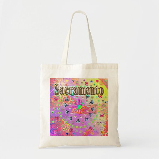 Sacramento Lucky Golden Canvas tas (Voorkant)
