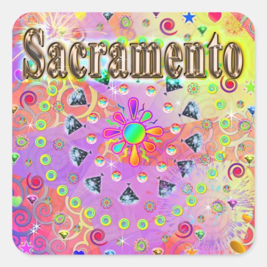 Sacramento Lucky Golden Sticker (Voorkant)