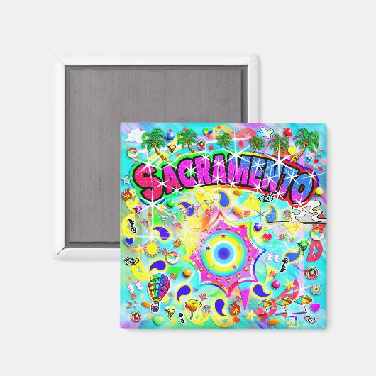 Sacramento Mystic Dans  Magneet (Voorkant / Achterkant)