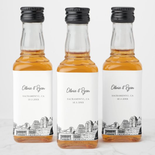 Sacramento Party Favor Welkom Gift Custom Likeurfles Etiket (Flessen)