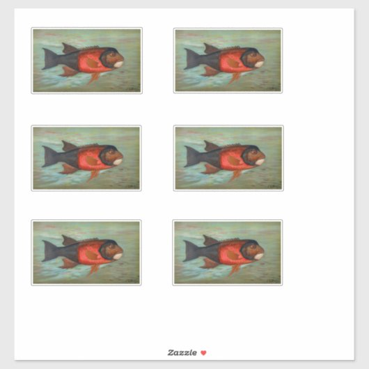 Sacramento Pike beroemd gemaakt door John L. Petri Sticker (Vel)