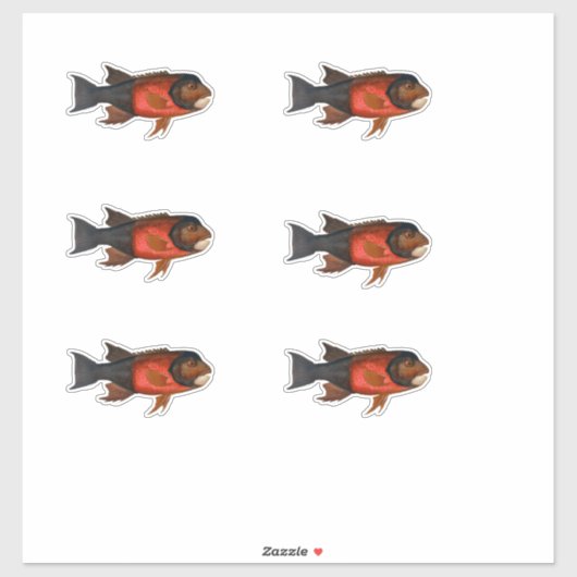 Sacramento Pike beroemd gemaakt door John L. Petri Sticker (Vel)