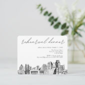 Sacramento repetitie diner uitnodigen behuizing Ka Informatiekaartje (Staand voorkant)