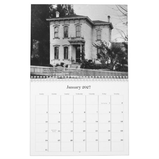 Sacramento Residences Kalender (Jan 2027)