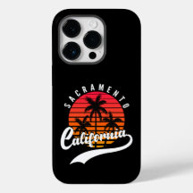 Sacramento Retro Hoesje-Mate iPhone 14 Pro Hoesje