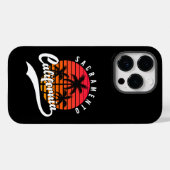 Sacramento Retro Hoesje-Mate iPhone 14 Pro Hoesje (Achterkant (horizontaal))