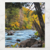 SACRAMENTO RIVER WIJN ETIKET (Enkel label)