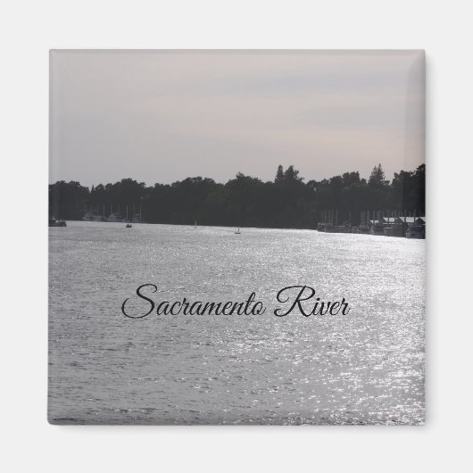 Sacramento Riviermagneet Magneet (Voorkant)