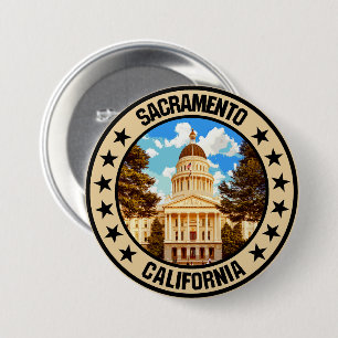 Sacramento Ronde Button 7,6 Cm