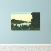 Sacramento, SceneColusa, CA Canvas Afdruk (Insitu (Houten vloer))