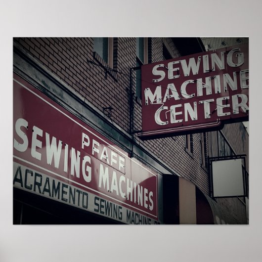 Sacramento Sewing Machine Center Poster (Voorkant)