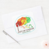 Sacramento "Stad van Sneeze" Sticker (Envelop)