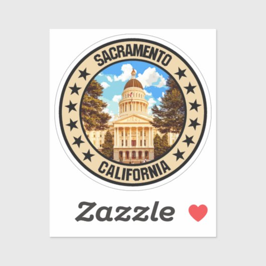 Sacramento Sticker (Vel)