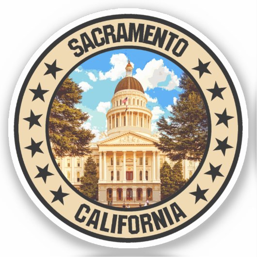 Sacramento Sticker (Voorkant)