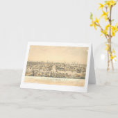 Sacramento tijdens Vloed van 1850 (1586A) Kaart (Gele Bloem)