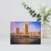 Sacramento Tower Bridge Briefkaart (Staand voorkant)