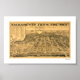 Sacramento uit de Sky, Poster 1923