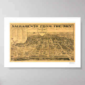 Sacramento uit de Sky, Poster 1923
