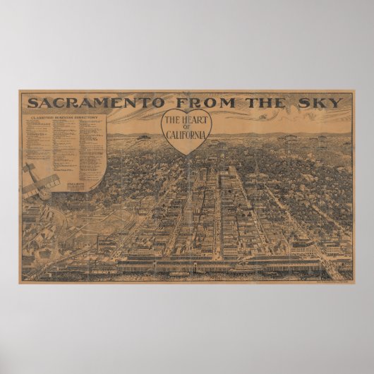 Sacramento uit het Poster Sky (Voorkant)