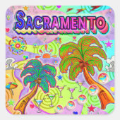 Sacramento Vacation Target Sticker (Voorkant)