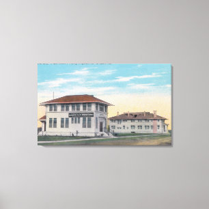 Sacramento Valley Irrigation Bldgs Canvas Afdruk