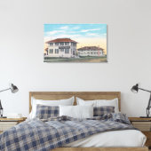 Sacramento Valley Irrigation Bldgs Canvas Afdruk (Insitu (Slaapkamer))