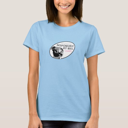 Sacramento Verantwoordelijke Pit Bull Lovers LOGO T-shirt (Voorkant)