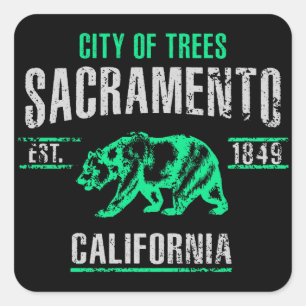 Sacramento Vierkante Sticker