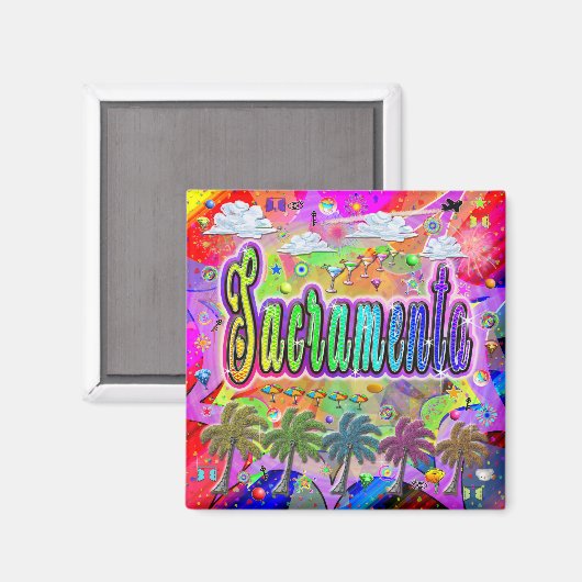 Sacramento Vista Express magneet (Voorkant / Achterkant)