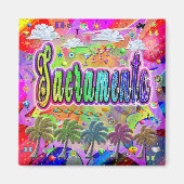 Sacramento Vista Express magneet (Voorkant)