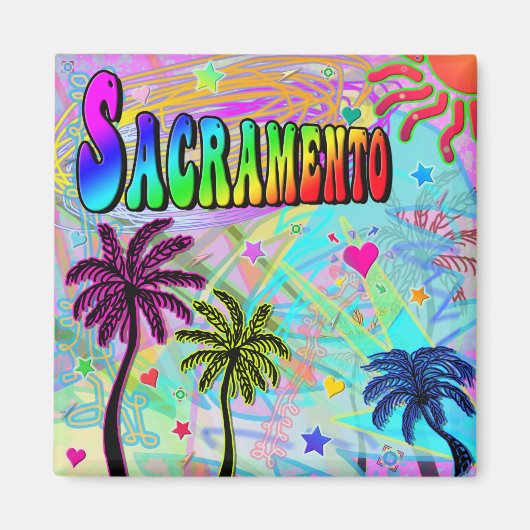 Sacramento Vivid Romance Magnet (Voorkant)