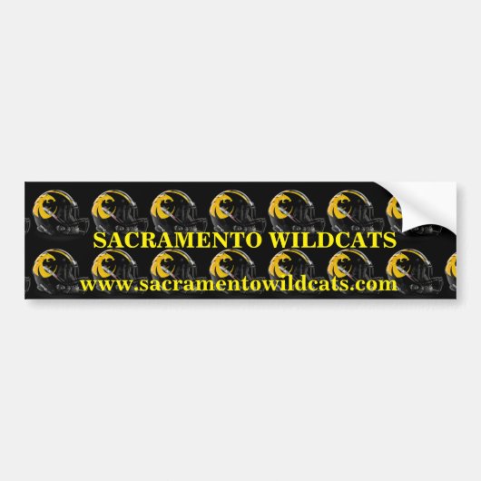Sacramento Wildcats Bumpersticker (Voorkant)