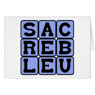 Sacré Bleu, Frans Slang
