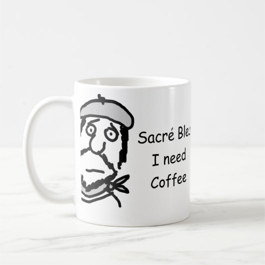 Sacre Bleu Koffiemok (Links)