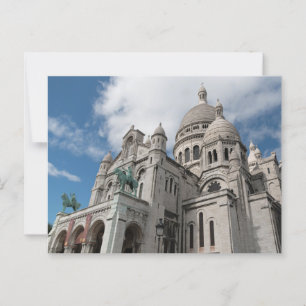 Sacré-Coeur Basilica, Parijs, Frankrijk Briefkaart