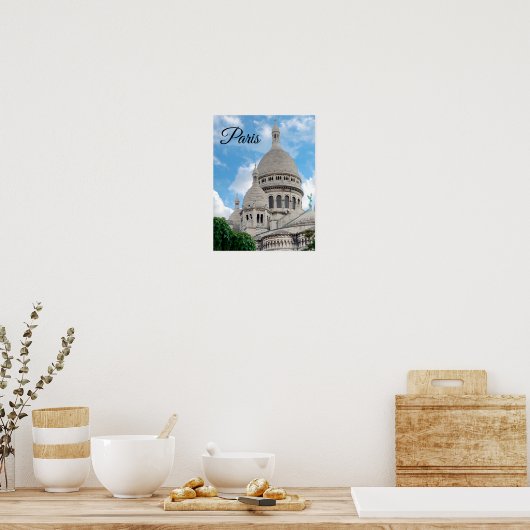 Sacré-Coeur Basilica Poster (Keuken)