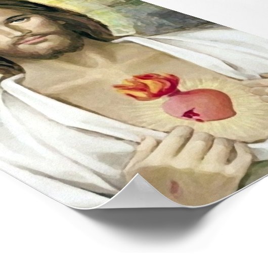 Sacré-Coeur de Jésus. Poster (Hoek)