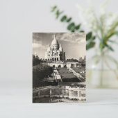 Sacré-Coeur de Montmartre in Parijs Foto Briefkaart (Staand voorkant)
