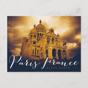 sacré coeur in parijs frankrijk briefkaart