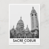 Sacre Coeur Kerk Parijs Foto Briefkaart (Voorkant)