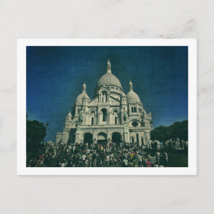 Sacré-Coeur Montmartre Parijs Architectuur Frankri Briefkaart