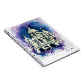 Sacré-Coeur Montmartre Parijs Architectuur Frankri Notitieboek (Rechterzijde)