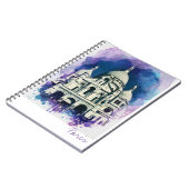 Sacré-Coeur Montmartre Parijs Architectuur Frankri Notitieboek (Linkerzijde)