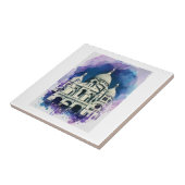 Sacré-Coeur Montmartre Parijs Architectuur Frankri Tegeltje (Zijkant)