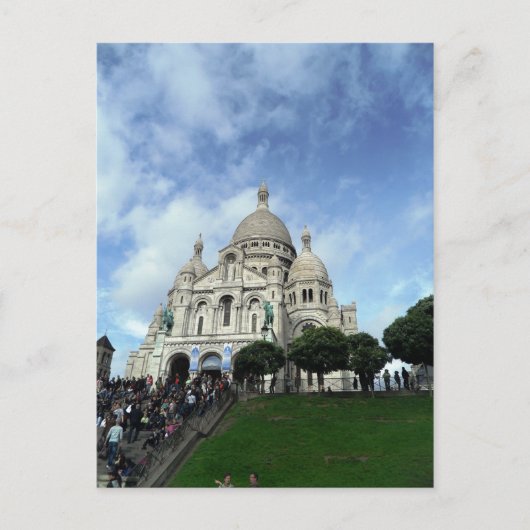 Sacre Coeur Montmartre Paris Briefkaart (Voorkant)