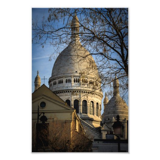 Sacre Coeur Montmartre Paris - Foto Afdruk (Voorkant)