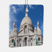 Sacre Coeur on Montmartre hill - Parijs, Frankrijk Keramisch Ornament (Rechts)