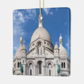 Sacre Coeur on Montmartre hill - Parijs, Frankrijk Keramisch Ornament (Links)