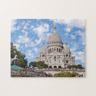 Sacre Coeur on Montmartre hill - Parijs, Frankrijk Legpuzzel