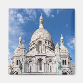 Sacre Coeur on Montmartre hill - Parijs, Frankrijk Magneet (Voorkant)
